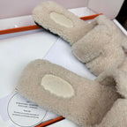 HM Oran Sandal Ivory Wool 598200