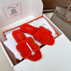 HM Oran Sandal Red Wool 598197
