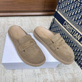 CD Boy Mules Full Beige Suede