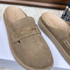 CD Boy Mules Full Beige Suede