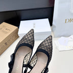 Dior J'Adior Slingback High-Heel 65 Black in Sheepskin 598143
