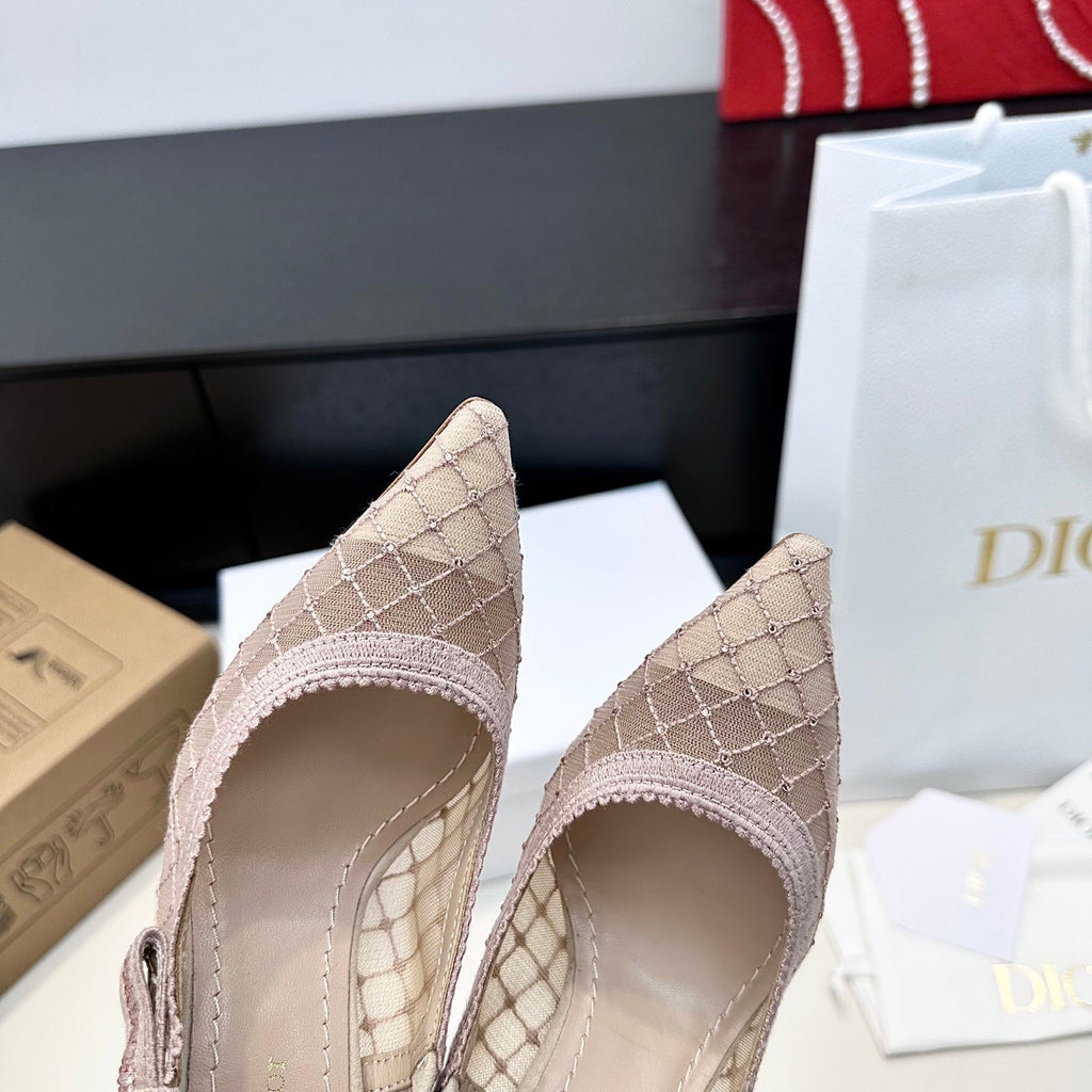 Dior J'Adior Slingback High-Heel 65 Pink in Sheepskin 598142