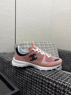 Chanel 26 Quilted Classic Sneaker Pink in Lambskin 602475