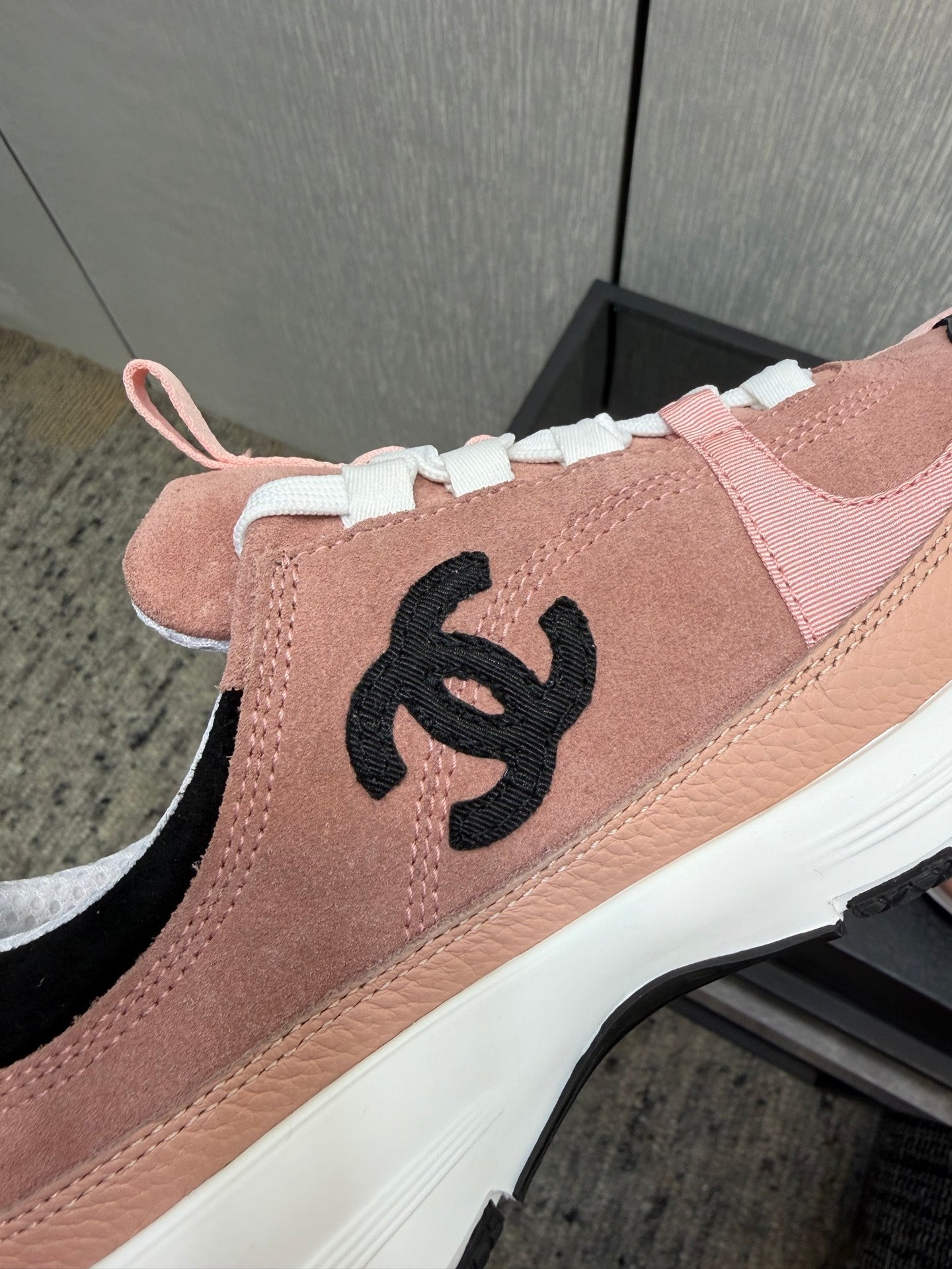 Chanel 26 Quilted Classic Sneaker Pink in Lambskin 602475