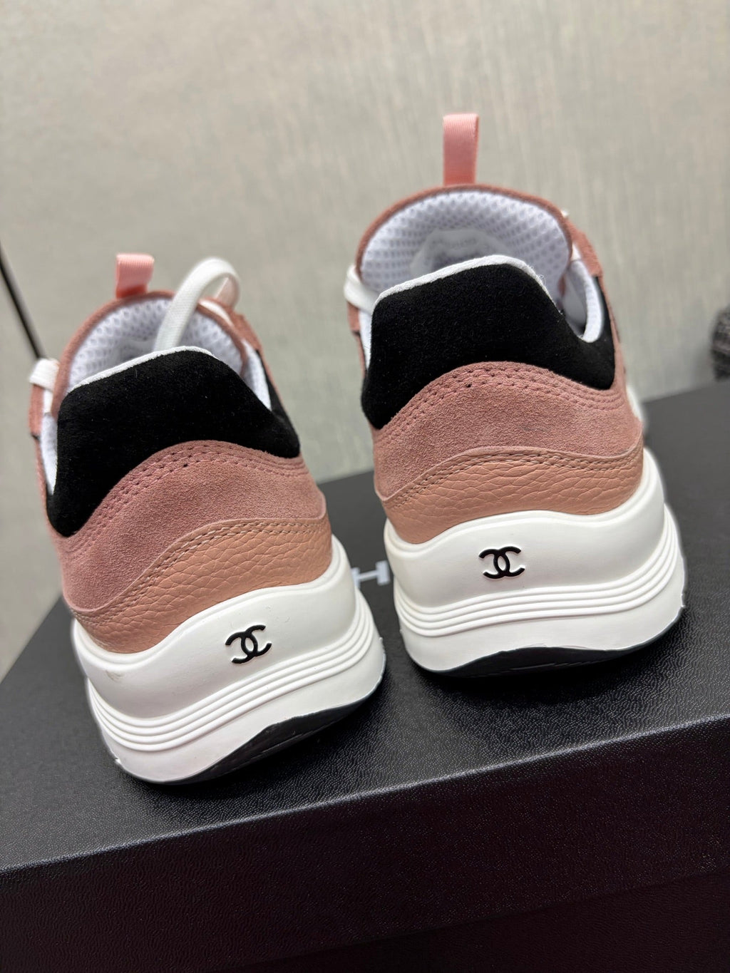 Chanel 26 Quilted Classic Sneaker Pink in Lambskin 602475