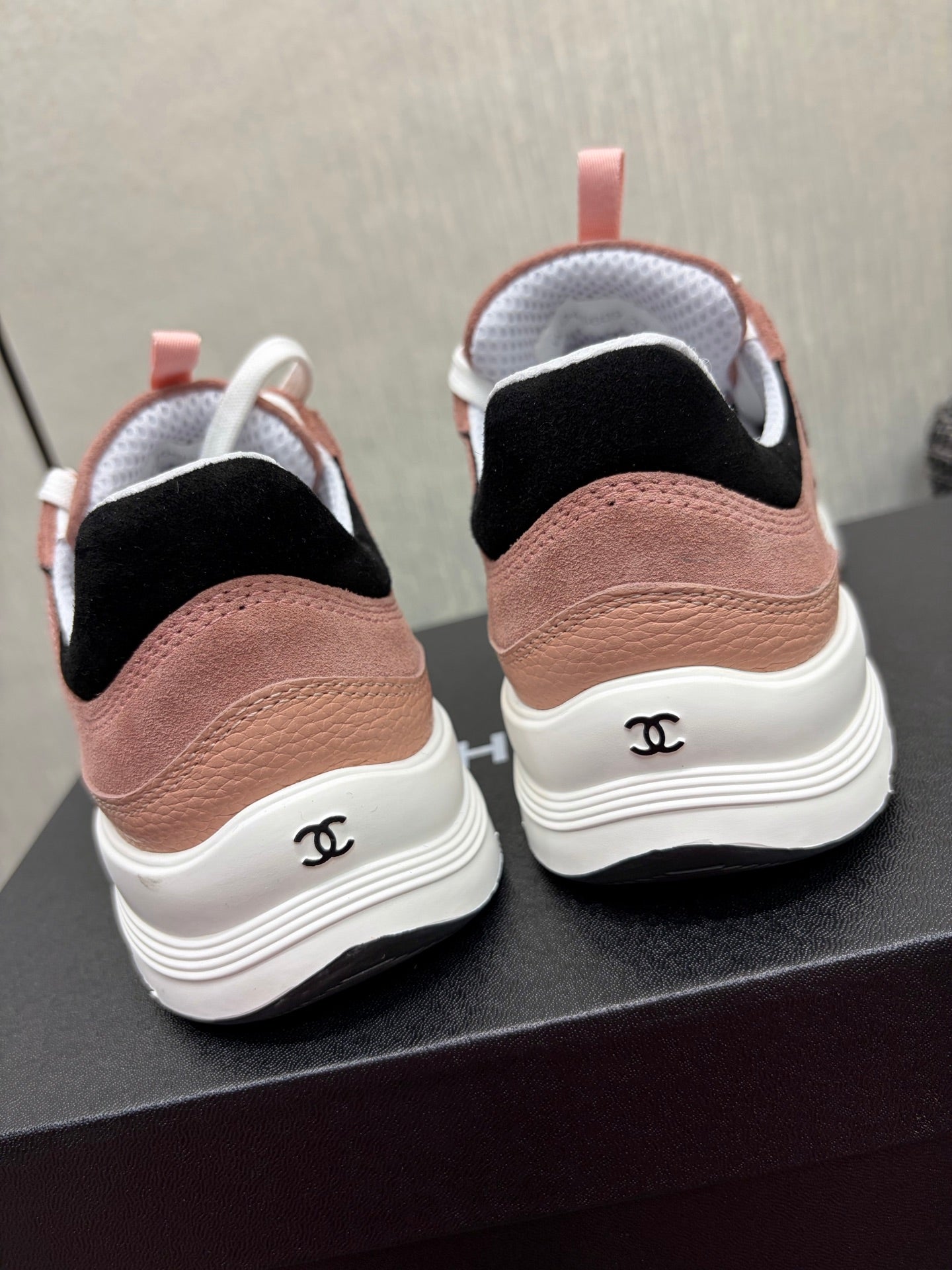 Chanel 26 Quilted Classic Sneaker Pink in Lambskin 602475