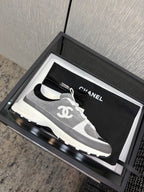 Chanel 26 Quilted Classic Sneaker Gray in Lambskin 602474