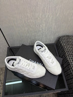 Chanel 26 Quilted Sneaker White in Lambskin 602471