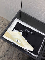Chanel 26 Quilted Sneaker Beige in Lambskin 602469