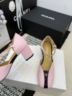 Chanel Classic Mary Janes Pink in Patent Leather 602167