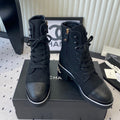 CC 26 Combat Boot Black Denim 611711
