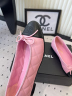CC Ballet Flats Pink in Cowhide 611701