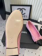 CC Ballet Flats Pink in Cowhide 611701