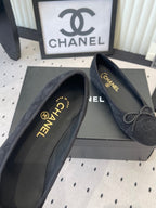 CC Ballet Flats Black in Suede 611695
