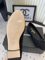 CC Ballet Flats Black in Suede 611695