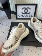 CC Sneaker Beige in Cowhide 611667