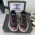 CC Sneaker Burgundy Black in Cowhide 611665