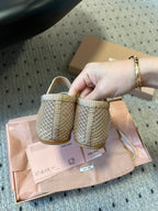 Miu Miu 26SS Ballet Flats Beige in Mesh 614701