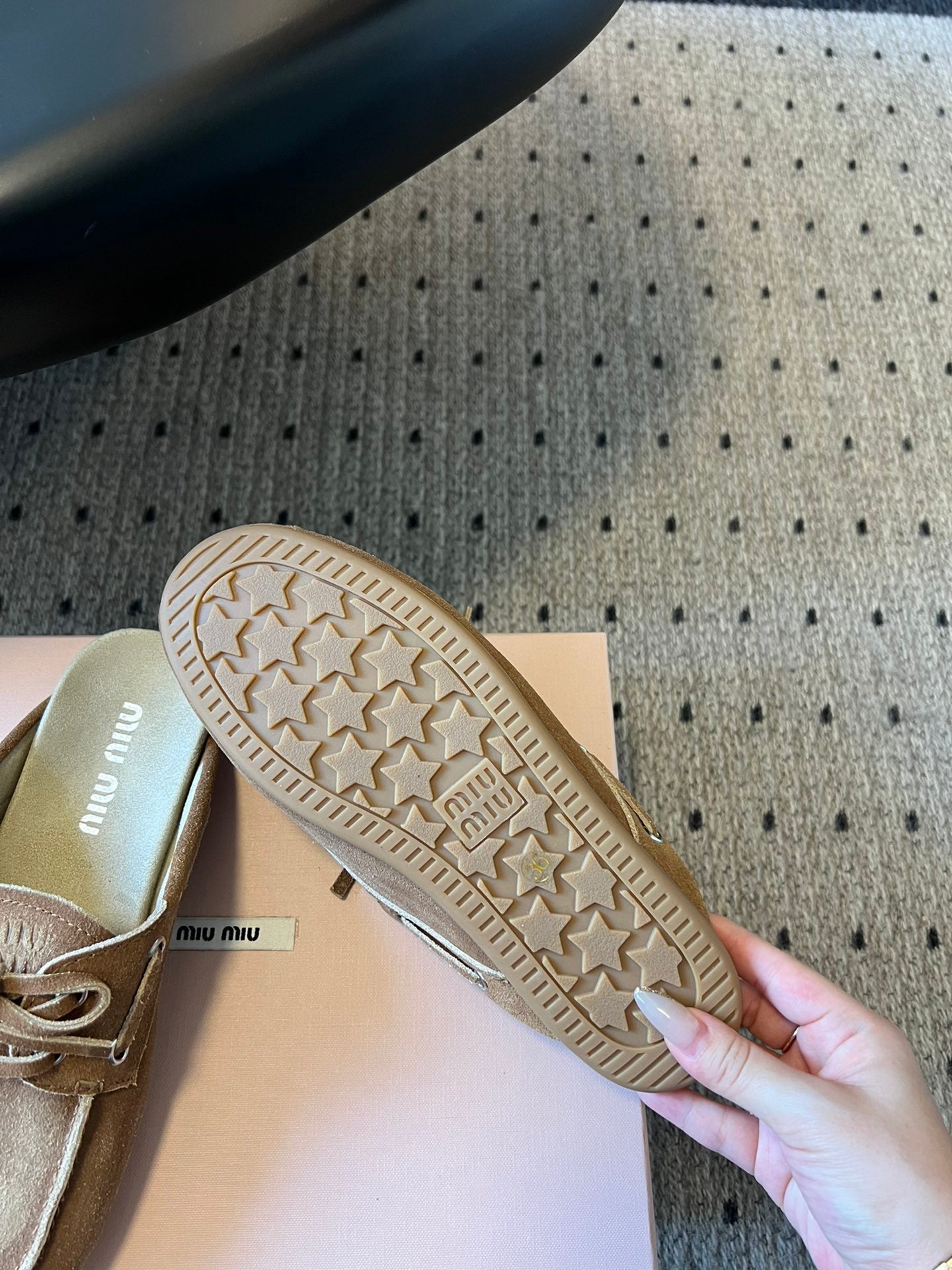 Miu Miu 26SS Mules Brown in Fluffing Fur 614562