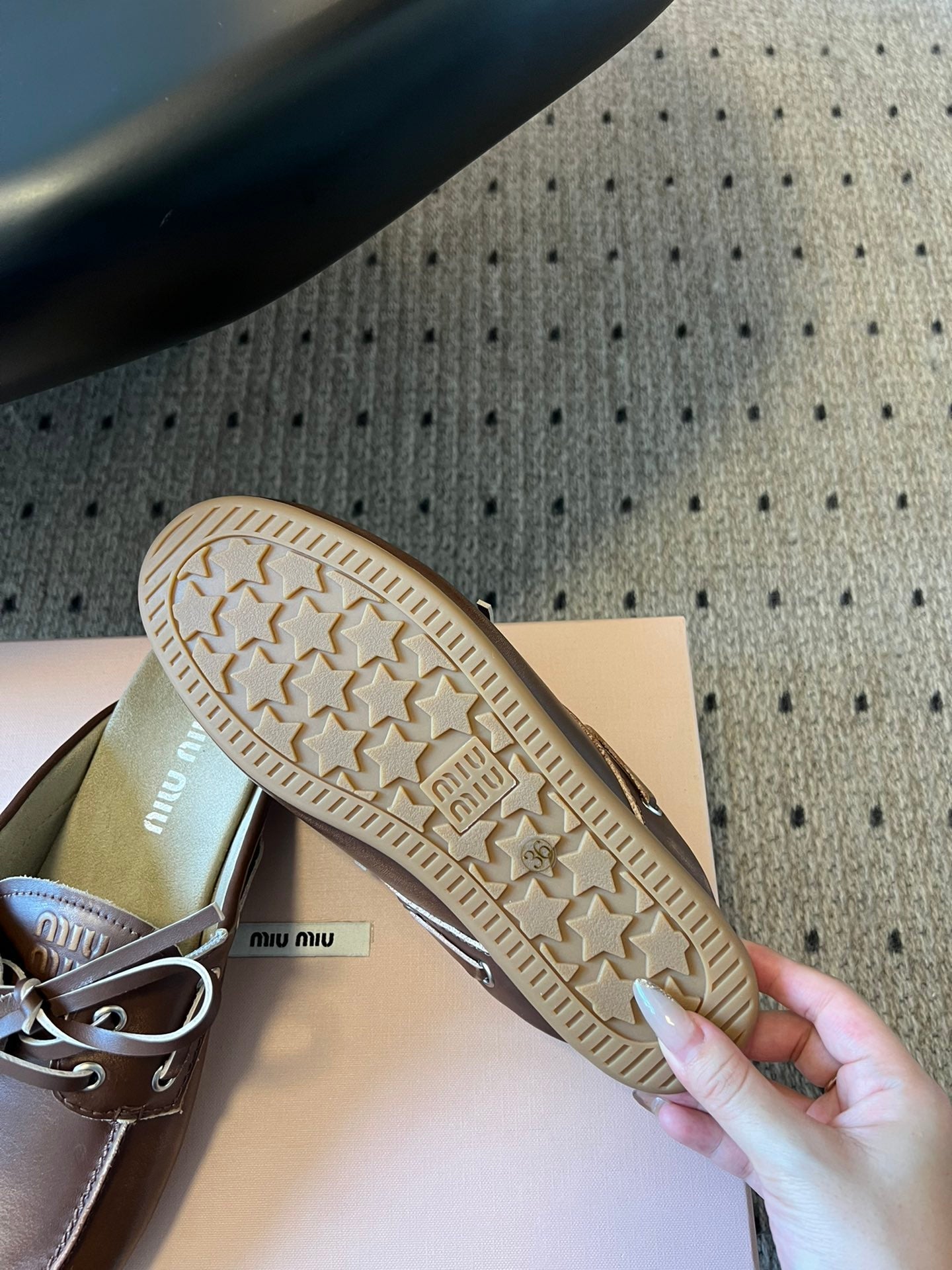 Miu Miu 26SS Mules Dark Brown in Cowhide 614560