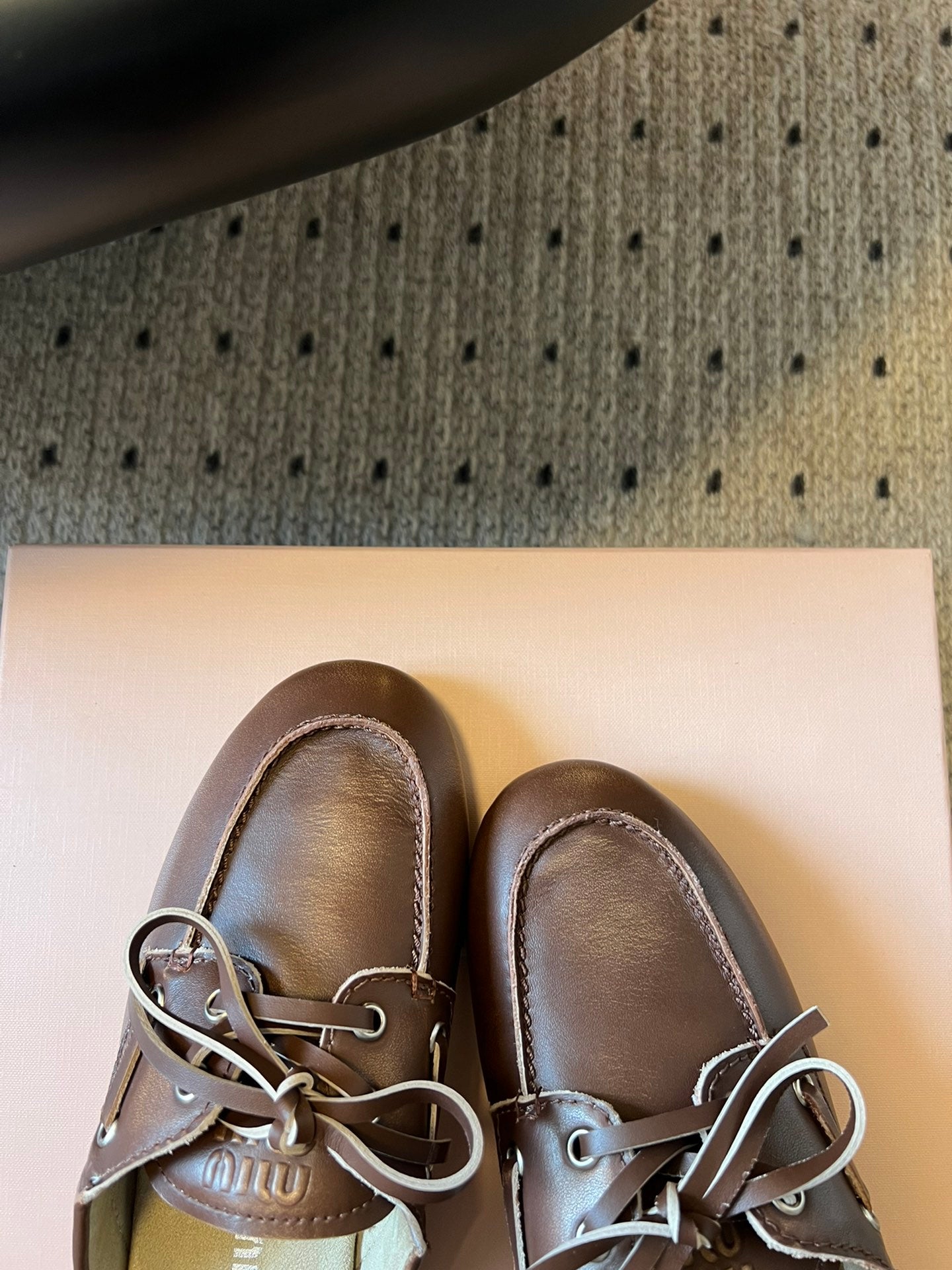 Miu Miu 26SS Mules Dark Brown in Cowhide 614560