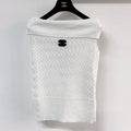 Chanel Vest White in Wool 125462