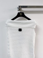 Chanel Vest White in Wool 125462