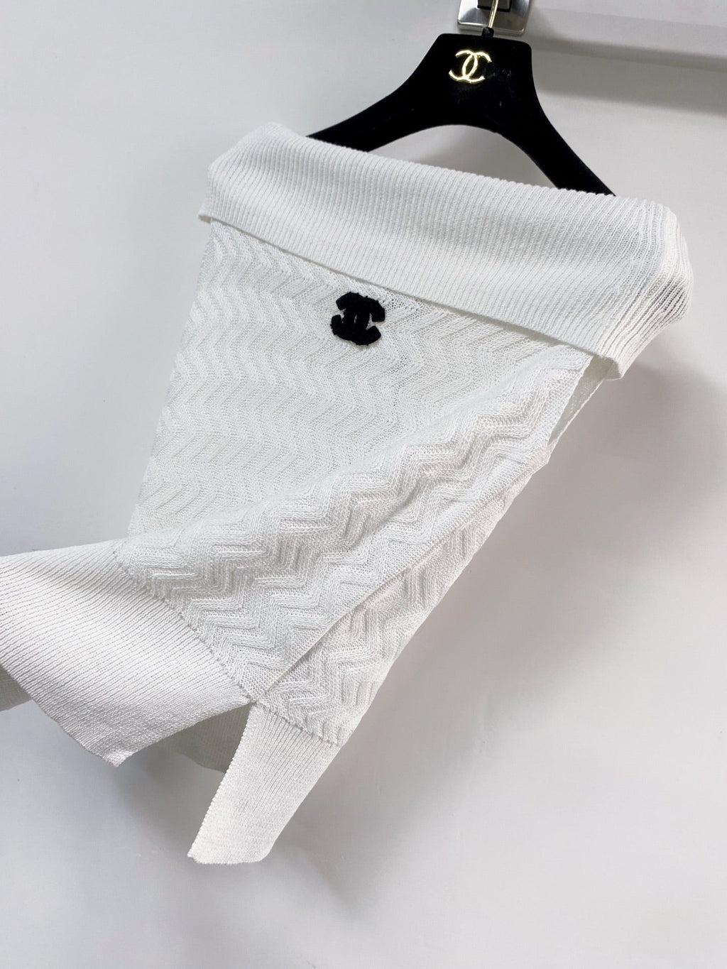 Chanel Vest White in Wool 125462