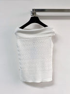 Chanel Vest White in Wool 125462