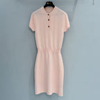 Hermes Pink Knit Dress 106014