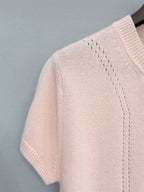 Hermes Pink Knit Dress 106014
