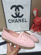 Chanel Espadrilles Pink in Cowhide 684838