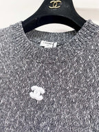 Chanel Vest Gray in Cotton Nitrile 208002
