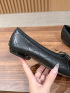 Chanel   Cambon Ballet Flats Black in Lambskin 692526