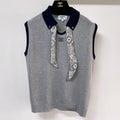 Chanel Vest Gray in Wool 248312