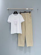 Chanel 26 Cargo Pants Khaki in Cotton 253578