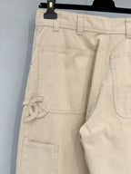 Chanel 26 Cargo Pants Khaki in Cotton 253578