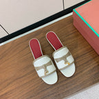 LP Color-blocked Sandals 50 Off-white Taupe in Canvas 703250