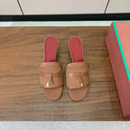 LP Color-blocked Sandals 50 in Brown Canvas 703247