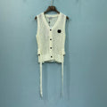 Chanel Vest White in Nitrile Cotton 262287