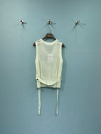 Chanel Vest White in Nitrile Cotton 262287