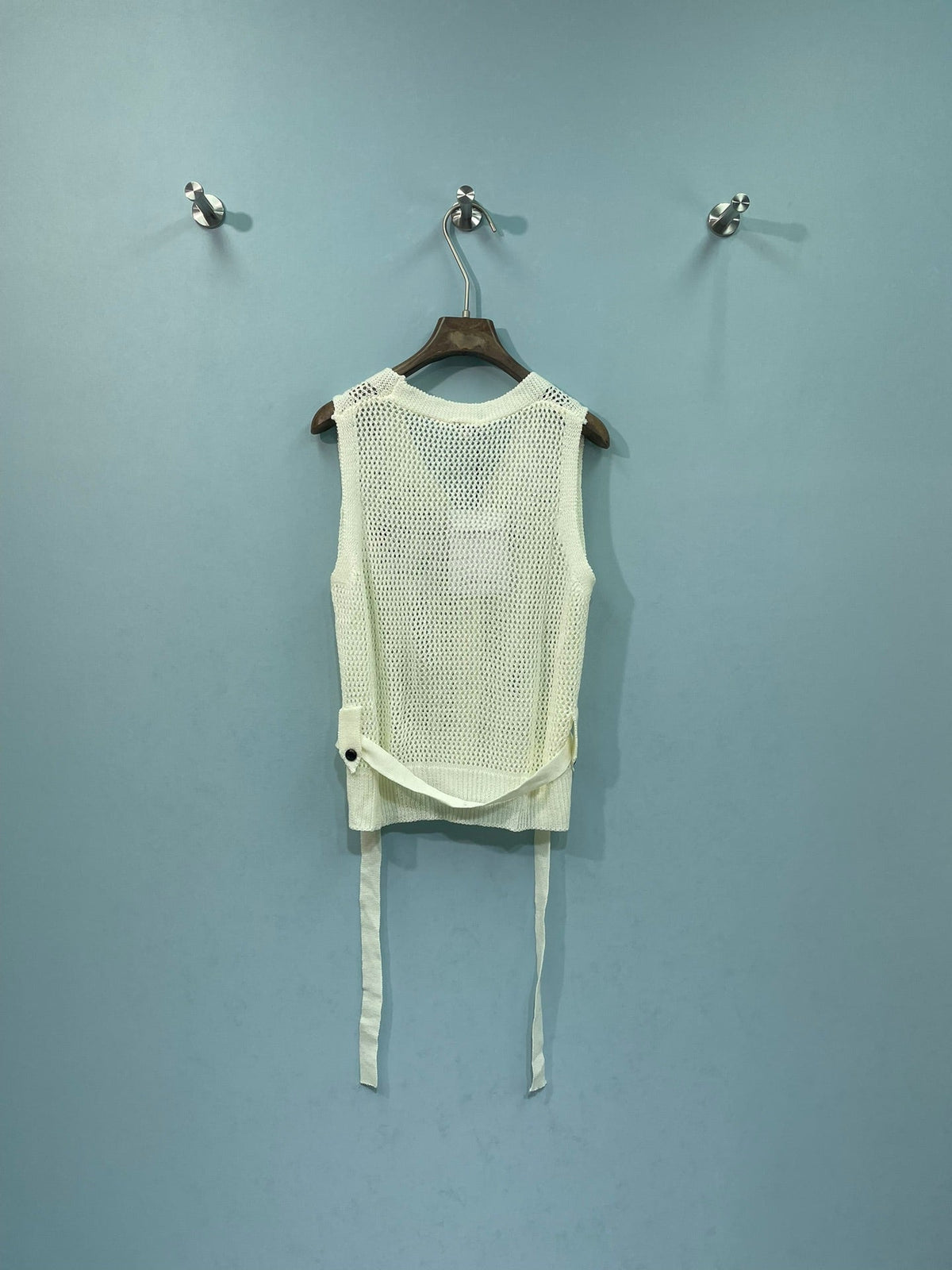 Chanel Vest White in Nitrile Cotton 262287