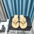 Chanel 26P Flip-Flops Beige in Calfskin 712315