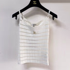 Chanel Vest White in Polyester 273023
