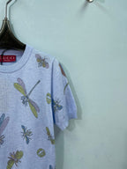 Gucci Short-sleeve Top Blue in Wool 324536