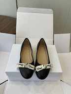 Dior 26 J'Adior Ballet Flat Black in Lambskin 727446