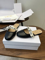 Dior 26 J'Adior Slipper Black in Lambskin 727328