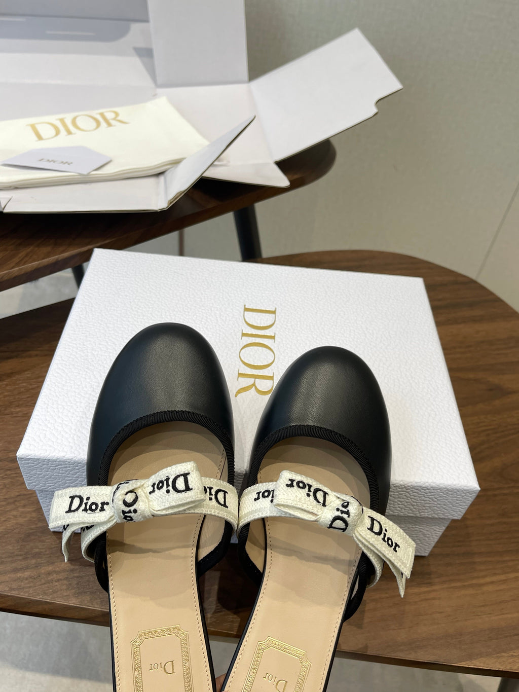 Dior 26 J'Adior Slipper Black in Lambskin 727328
