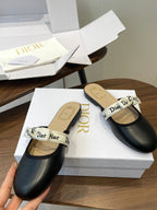 Dior 26 J'Adior Slipper Black in Lambskin 727328
