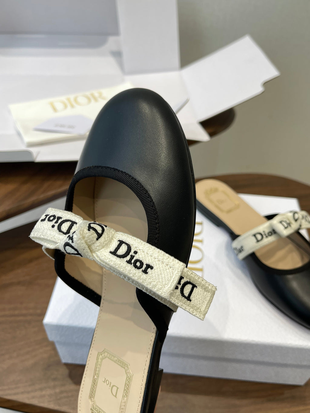 Dior 26 J'Adior Slipper Black in Lambskin 727328